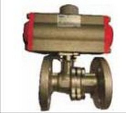 Techno DN 25 BV2 - FE Thread Size 1'' Actuator With Flange Ball valve
