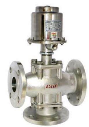 ALIS 15mm Pneumatic Actuator Body NC Control Valve SS 304 Screwed AM DC-SE-CF8-15