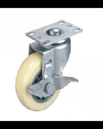 STACK EASY Wheel Swivel Threaded Stem Brake SE/SWTSB/75/100 3"