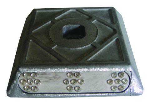 Pioneer Swift PS 974 Aluminium Glass Beads 7X3 with Nails Hole Road Studs