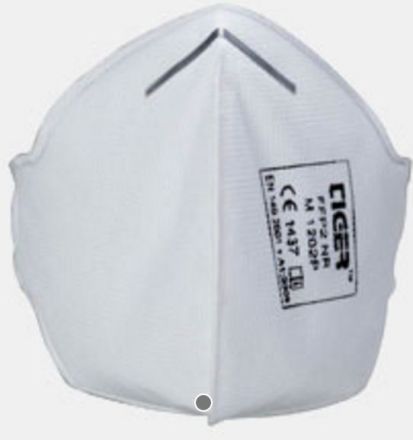 Tiger White Respirator Dust and Pollution Mask M 1202P