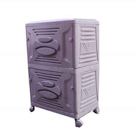 Accent Tall Tubular Double Battery Trolley