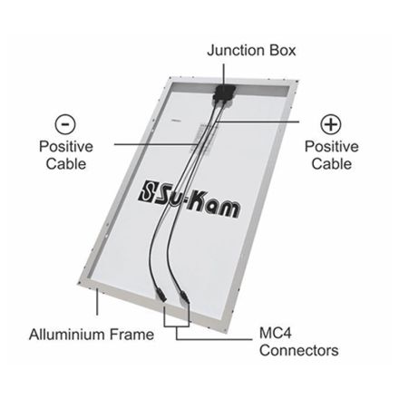 Su-kam 150W 12V Polycrystalline Solar Panel